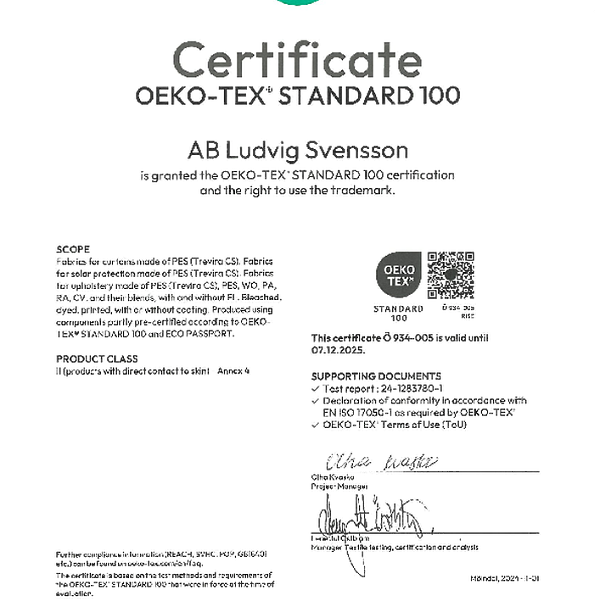 ally - oekotex svensson ENG